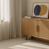 Easy Edge Sideboard All Wood, Regular, White Oak