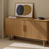 Easy Edge Sideboard All Wood, Regular, White Oak
