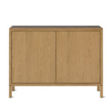 Glimpse Cabinet, White Oak