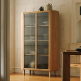 Showcase Cabinet, White Oak