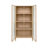 Showcase Cabinet, White Oak