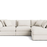 Get Together™ 5-Piece Modular Sectional, Large, Cream Linen