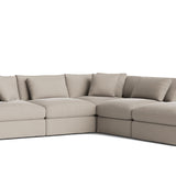 Get Together™ 5-Piece Modular Sectional, Large, Light Pebble