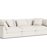 Get Together™ 3-Piece Modular Sofa, Large, Cream Linen