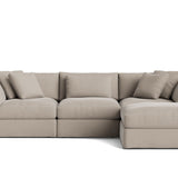 Get Together™ 4-Piece Modular Sectional, Large, Light Pebble