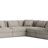 Get Together™ 5-Piece Modular Sectional Closed, Large, Oatmeal