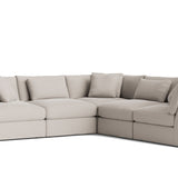 Get Together™ 5-Piece Modular Sectional Closed, Large, Clay