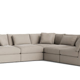 Get Together™ 5-Piece Modular Sectional Closed, Large, Light Pebble