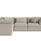 Get Together™ 5-Piece Modular Sectional Closed, Large, Light Pebble