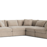 Get Together™ 5-Piece Modular Sectional Closed, Large, Champagne