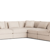 Get Together™ 5-Piece Modular Sectional Closed, Large, Sunbeam
