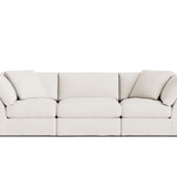Get Together™ 3-Piece Modular Sofa, Standard, Cream Linen