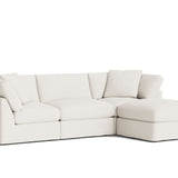 Get Together™ 4-Piece Modular Sectional, Standard, Cream Linen