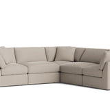 Get Together™ 5-Piece Modular Sectional Closed, Standard, Light Pebble