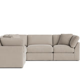 Get Together™ 5-Piece Modular Sectional Closed, Standard, Light Pebble