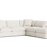 Get Together™ 5-Piece Modular Sectional, Standard, Cream Linen