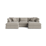 Get Together™ 5-Piece Modular U-Shaped Sectional, Large, Oatmeal