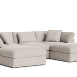 Get Together™ 5-Piece Modular U-Shaped Sectional, Large, Clay