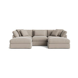 Get Together™ 5-Piece Modular U-Shaped Sectional, Large, Light Pebble
