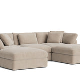 Get Together™ 5-Piece Modular U-Shaped Sectional, Large, Champagne