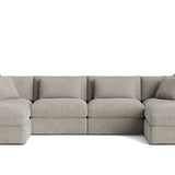 Get Together™ 6-Piece Modular U-Shaped Sectional, Large, Oatmeal