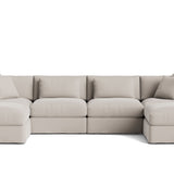 Get Together™ 6-Piece Modular U-Shaped Sectional, Large, Clay