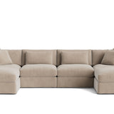 Get Together™ 6-Piece Modular U-Shaped Sectional, Large, Champagne