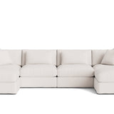 Get Together™ 6-Piece Modular U-Shaped Sectional, Large, Nomad Snow