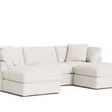 Get Together™ 5-Piece Modular U-Shaped Sectional, Standard, Cream Linen
