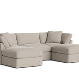 Get Together™ 5-Piece Modular U-Shaped Sectional, Standard, Light Pebble