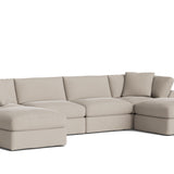 Get Together™ 6-Piece Modular U-Shaped Sectional, Standard, Light Pebble