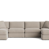 Get Together™ 6-Piece Modular U-Shaped Sectional, Standard, Light Pebble