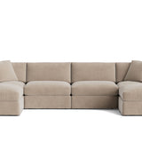 Get Together™ 6-Piece Modular U-Shaped Sectional, Standard, Champagne