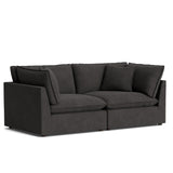 Chill Time 2-Piece Modular Sofa, Dark Shadow