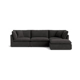 Chill Time 4-Piece Modular Sectional, Dark Shadow