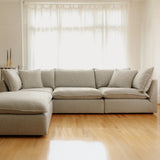 Chill Time 4-Piece Modular Sectional, Heather