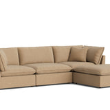 Chill Time 4-Piece Modular Sectional, Hazelnut