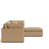Chill Time 4-Piece Modular Sectional, Hazelnut