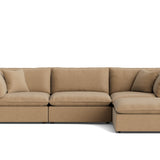 Chill Time 4-Piece Modular Sectional, Hazelnut