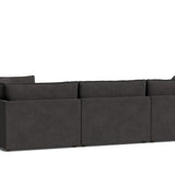 Chill Time 4-Piece Modular Sectional Closed, Dark Shadow