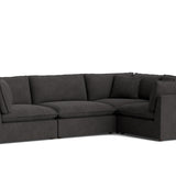 Chill Time 4-Piece Modular Sectional Closed, Dark Shadow