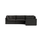 Chill Time 4-Piece Modular Sectional Closed, Dark Shadow