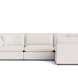 Chill Time 4-Piece Modular Sectional Closed, Nomad Snow