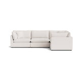 Chill Time 4-Piece Modular Sectional Closed, Nomad Snow