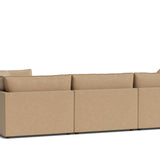 Chill Time 4-Piece Modular Sectional Closed, Hazelnut