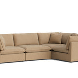 Chill Time 4-Piece Modular Sectional Closed, Hazelnut