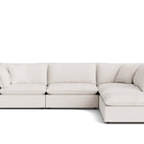 Chill Time 5-Piece Modular Sectional, Nomad Snow
