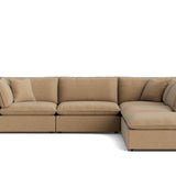 Chill Time 5-Piece Modular Sectional, Hazelnut