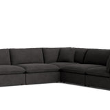 Chill Time 5-Piece Modular Sectional Closed, Dark Shadow