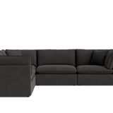 Chill Time 5-Piece Modular Sectional Closed, Dark Shadow